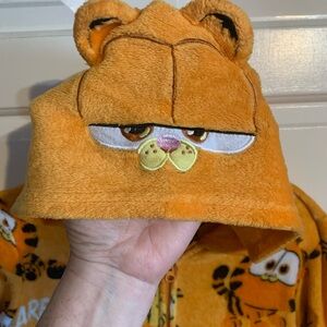 Garfield Plush Hooded Sleeper - Orange Cat Face
